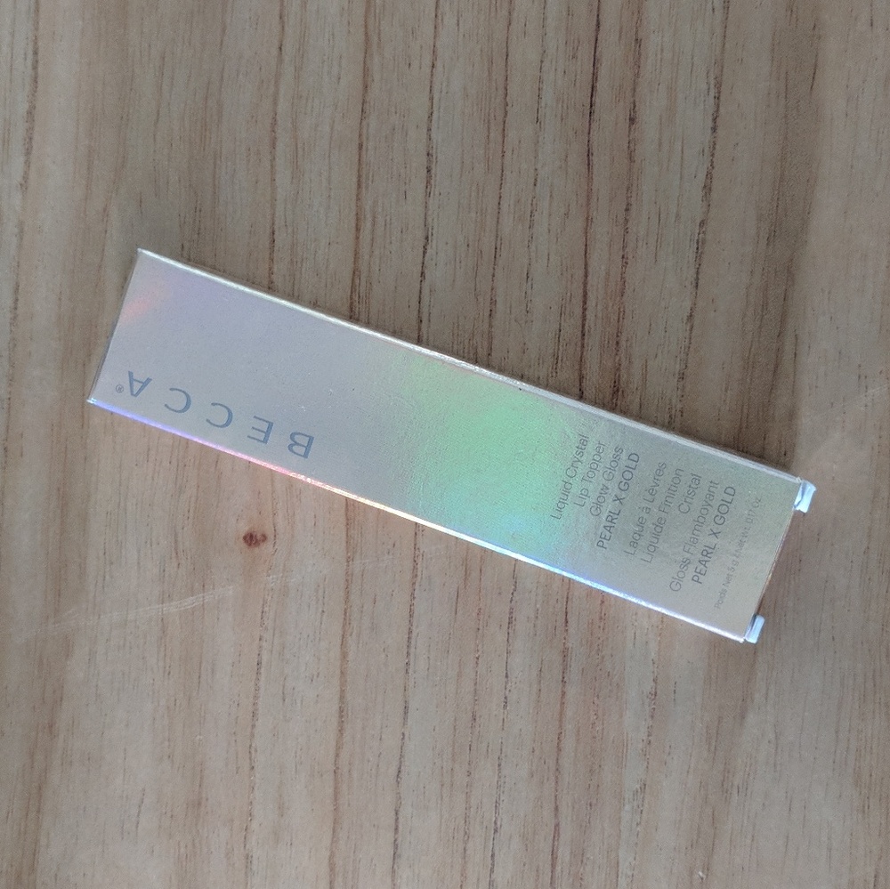 Becca Pearl x Gold Lip Gloss + Topper